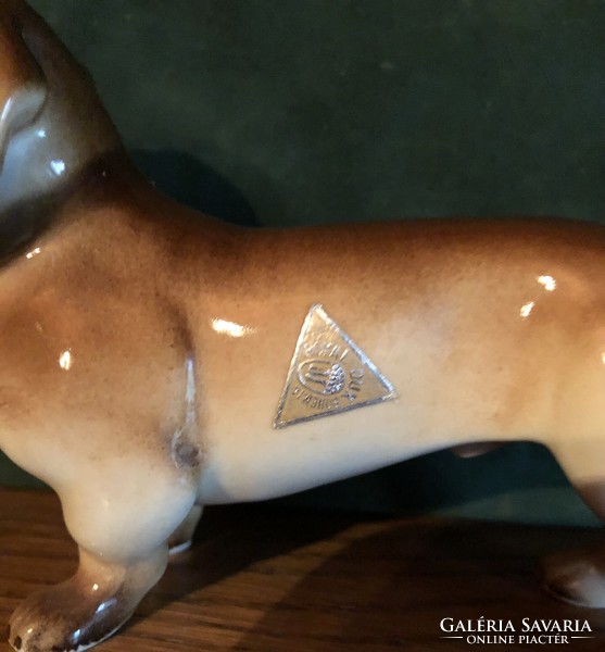 Royal dux art deco dachshund