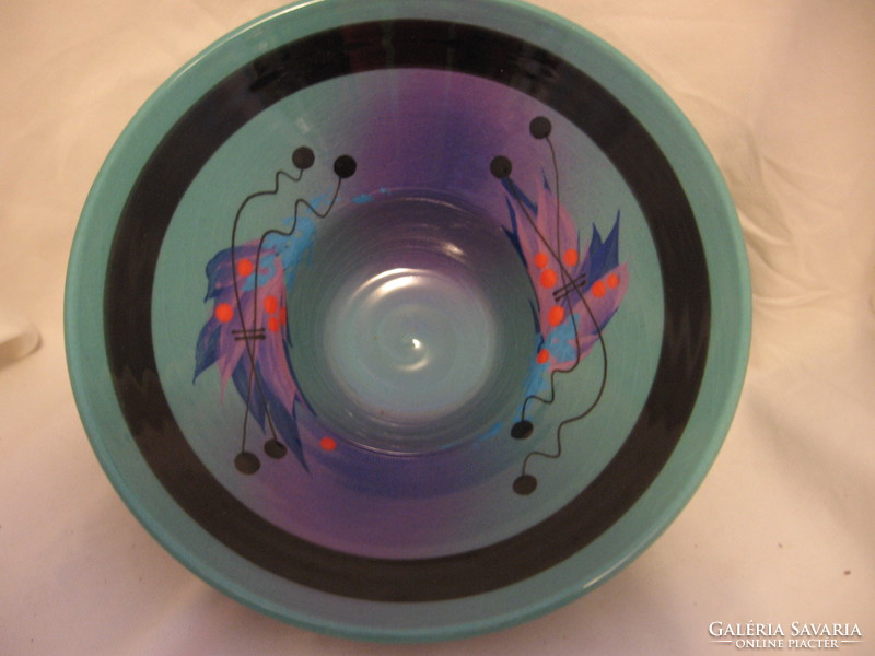 Art studio signed ceramic bowl
