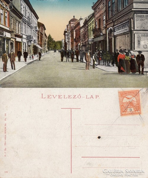 Kassa Kossuth Lajos utca 1916     .Posta van !