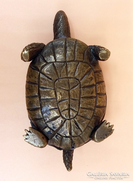 Bronze turtle statue