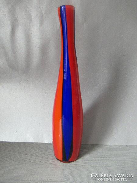 Modern, dekoratív nagyváza (42,5 cm)