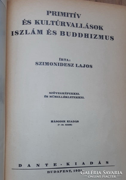 Lajos Simonides: Islam and Buddhism