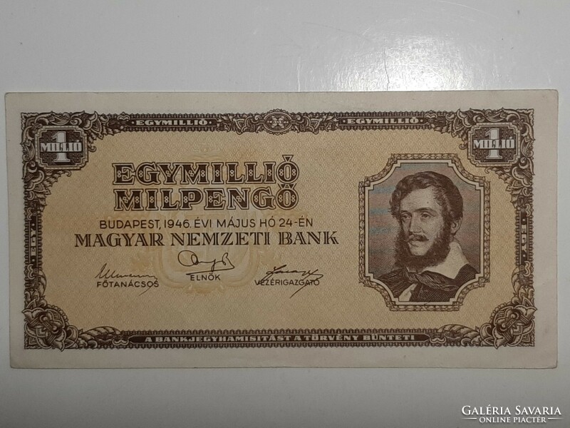 One million milpengő 1946 nice condition