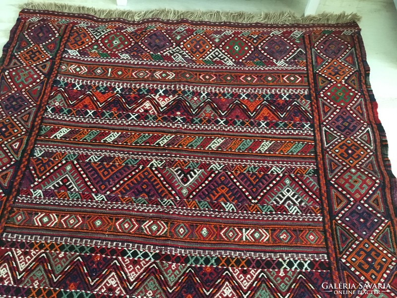 Iranian Kurdish kilim carpet
