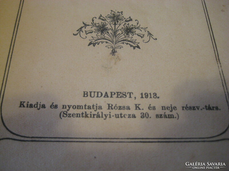 Az őrmester hőstette   írta  Krónikás   , Kiadó Rózsa K. és neje Bp.  1918.