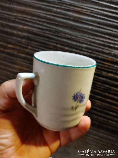 Kőbánya porcelain factory mug with factory seal from 1953-1957