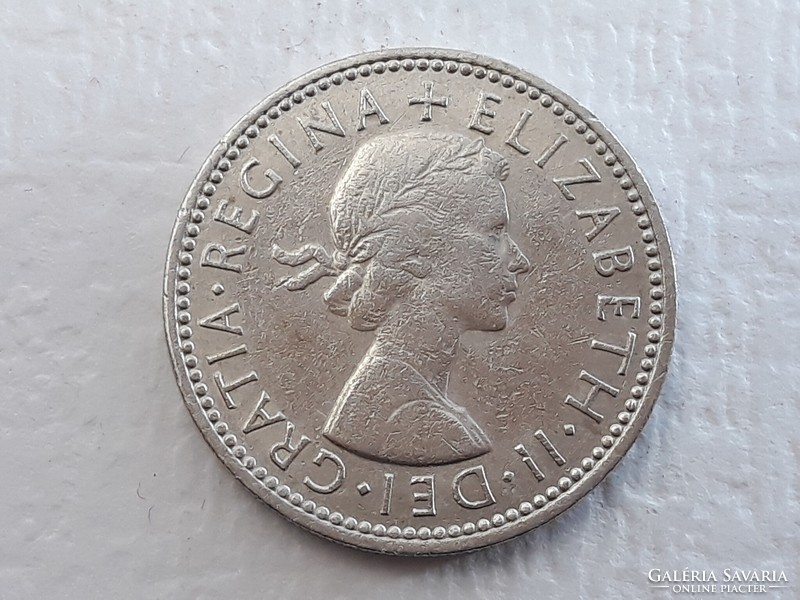 United Kingdom 1 Shilling 1966 Coin - British 1 Shilling 1966 Scottish Coat of Arms ii. Queen Elisabeth
