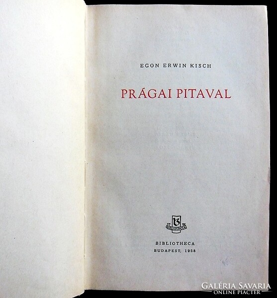 Egon Erwin Kisch: Prágai Pitaval