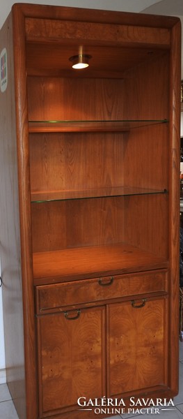 Antique usa cabinet - sideboard with interior lighting