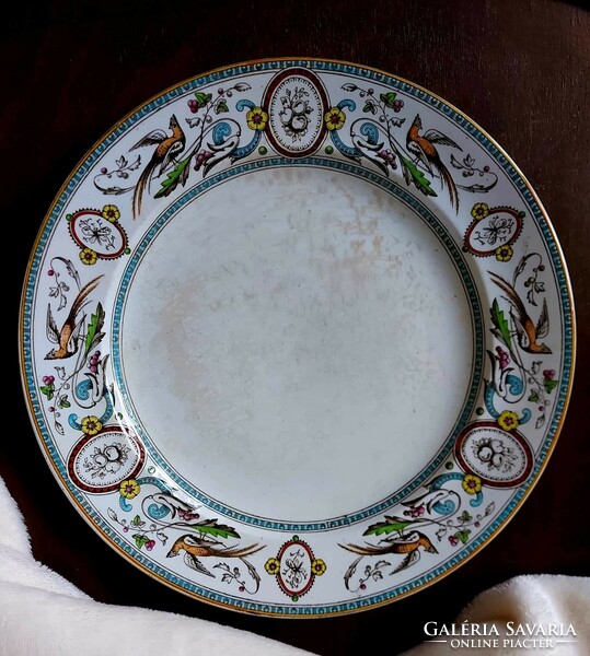 Antik fajansz ​lapos tányér - RIDGWAY