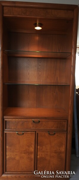 Antique usa cabinet - sideboard with interior lighting