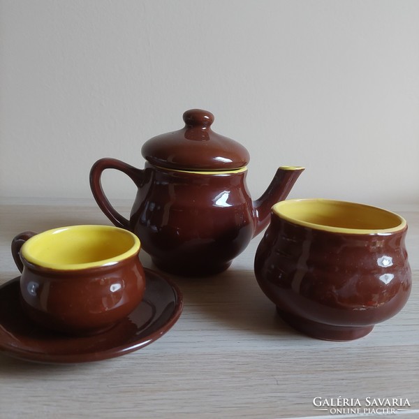 Városlőd ceramic coffee set