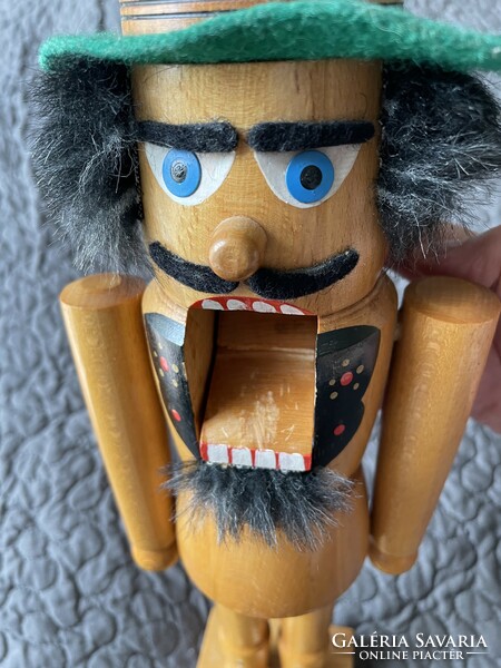 Nutcracker soldier carved from wood - Christmas decoration