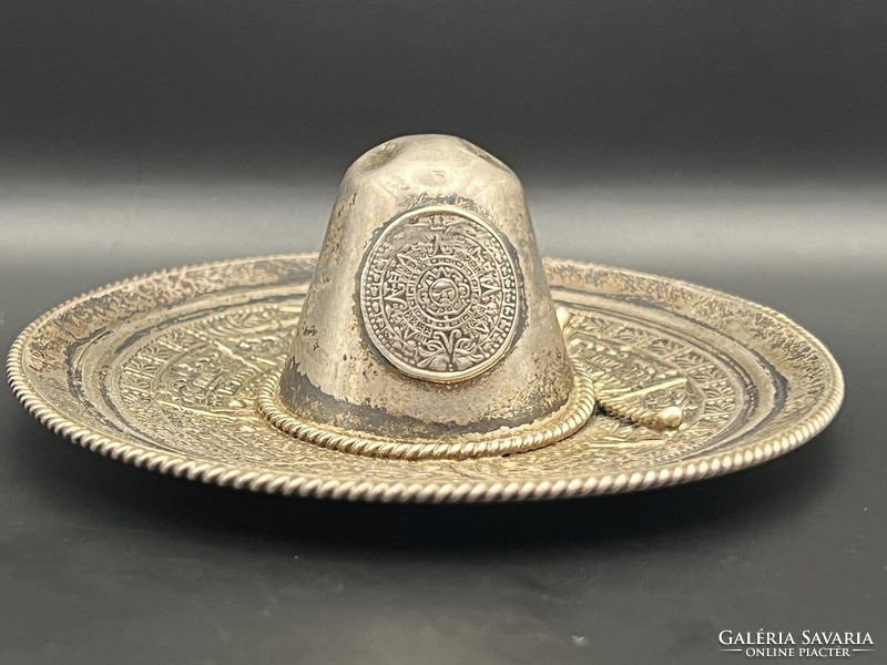 Ezüst mexikói kalap/sombrero