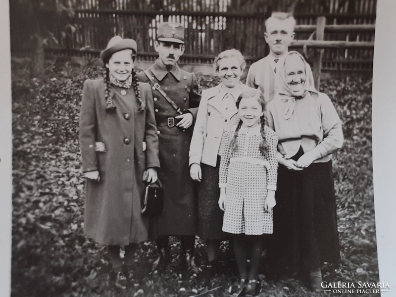 Régi fotó 1939 csoportkép vintage fénykép katona