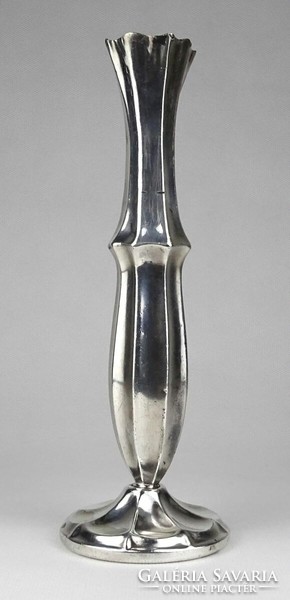 1L057 Régi ezüstözött váza szálváza 20.5 cm