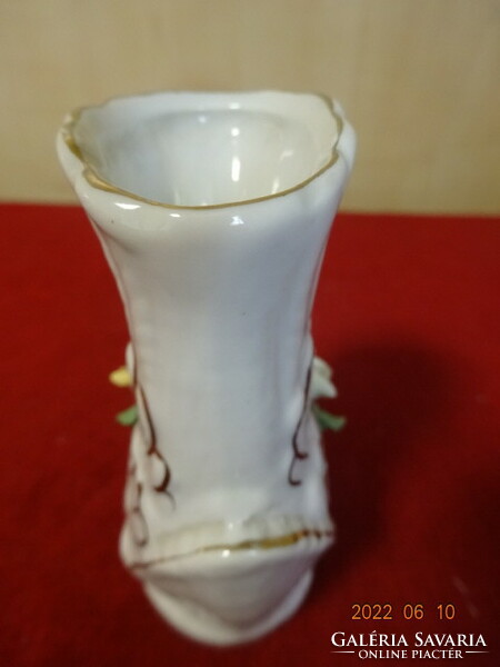 German porcelain vase in the shape of a swan. He has! Jokai.