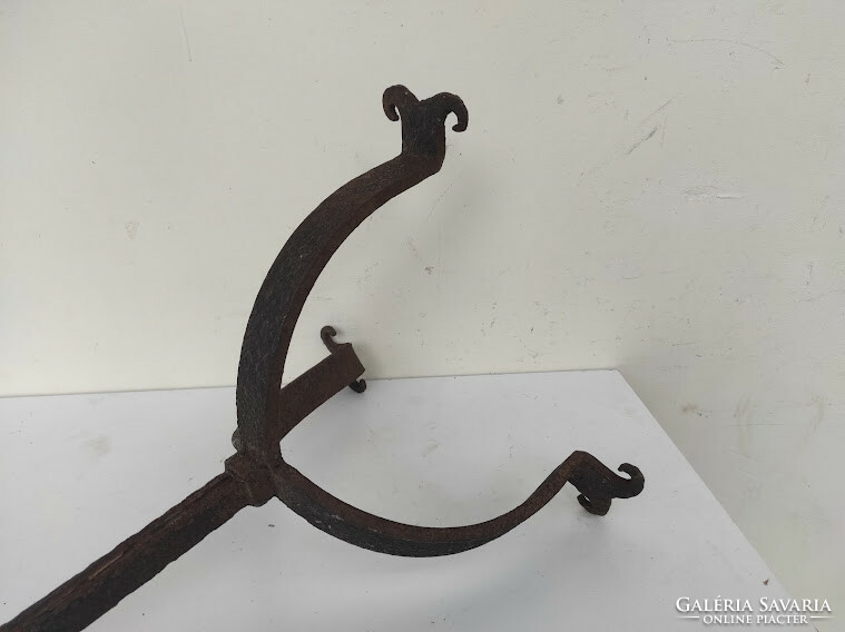 Antique baroque candle holder large standing wrought iron candle holder Christian candelabra 995 6124