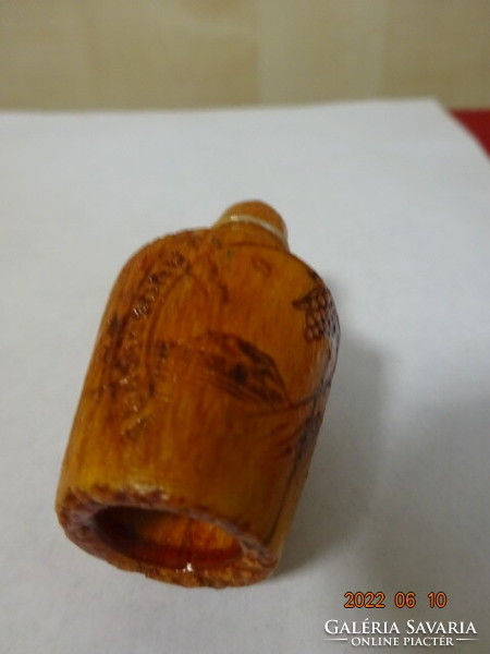 Carved wooden demison, height 5 cm. He has! Jokai.
