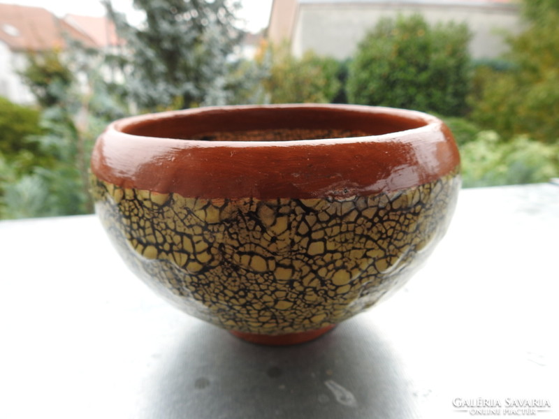Gorka Géza kerámia kaspó váza