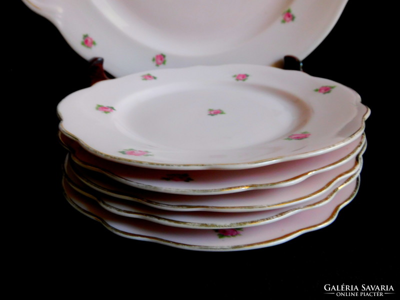 Richter frenkl&hahn (rfh) antique pink porcelain cake set