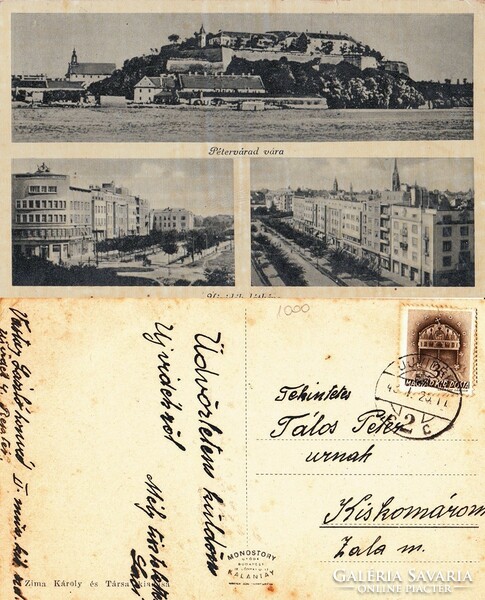 Újvidék - Pétervárad részletek 1943    .Posta van !