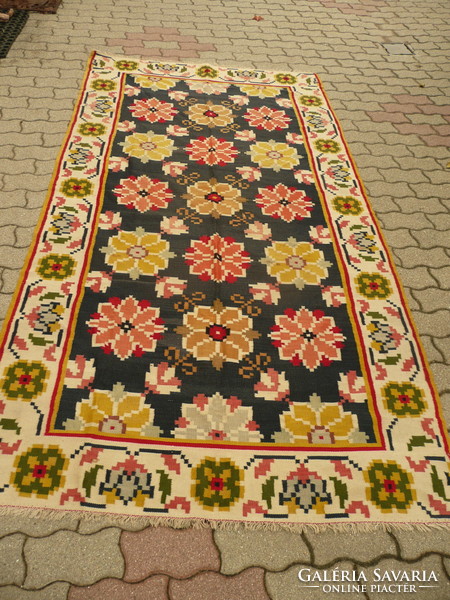 Rare, large, antique kilim carpet from the 1930s-40s 280*146 cm