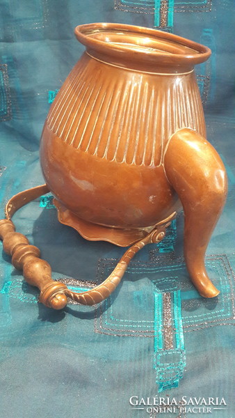 Antique copper jug, pitcher (m3034)