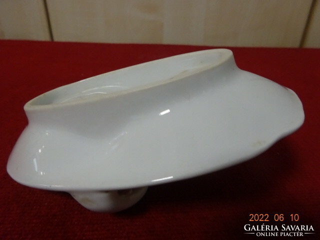 Mc Czechoslovak porcelain salt shaker, length 13 cm. He has! Jokai.