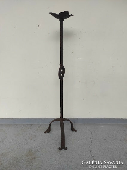 Antique baroque candle holder large standing wrought iron candle holder Christian candelabra 995 6124