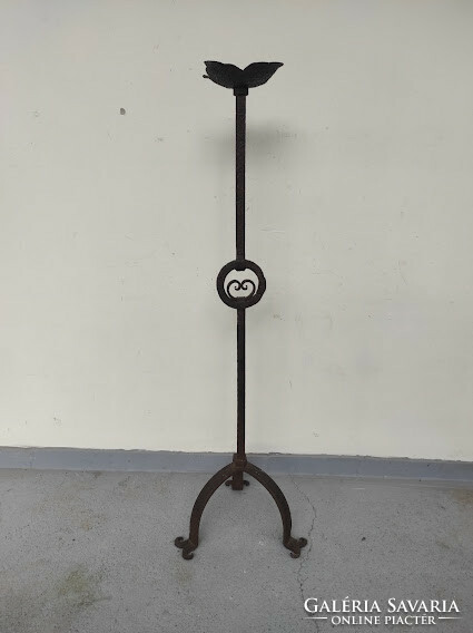 Antique baroque candle holder large standing wrought iron candle holder Christian candelabra 995 6124