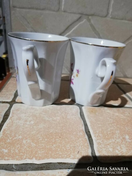 Crown regal pair of floral mugs 2-2 dl