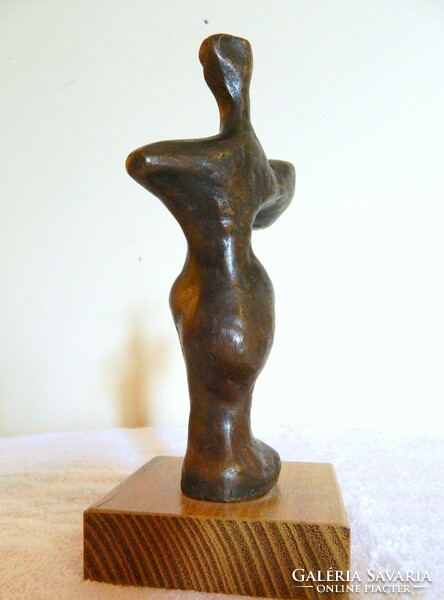 SZABÓ LÁSZLÓ (1917-1984) BALERINA (bronz, jelzett, eredetigazolással)