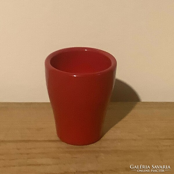 Small red vase