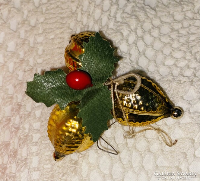 Beautiful special retro glass Christmas tree decoration Óbuda v posta too