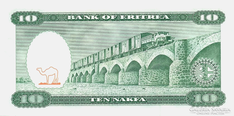 Eritrea 10 nakfa 1997 unc