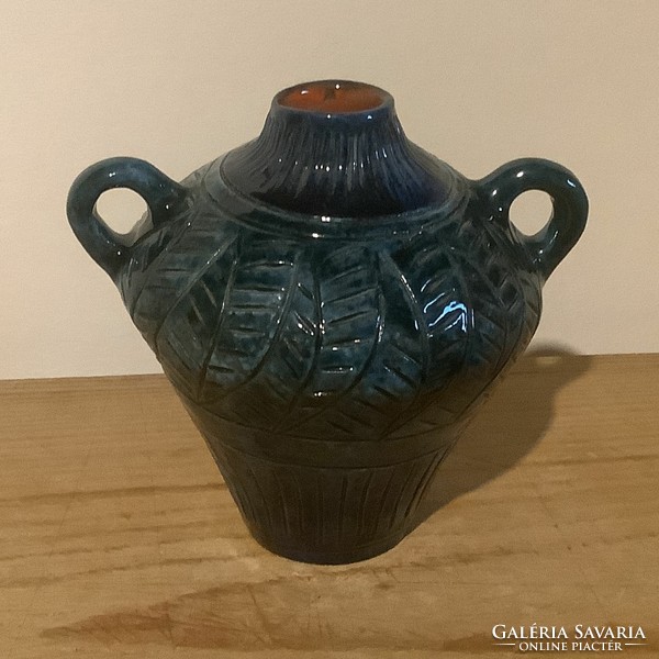 Dark blue amphora