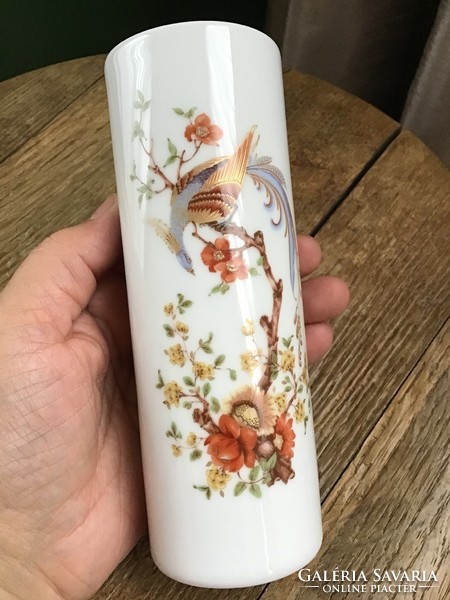 Régi Kaiser madaras porcelán váza