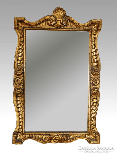 Gilded wood framed mirror (ft01)