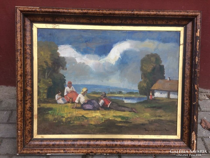 Painting by Béla Iványi Grünwald for sale!