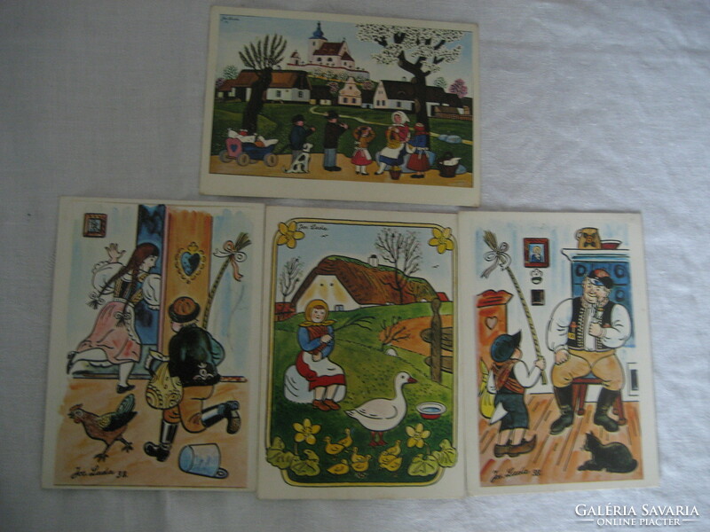 Josef Lada képeslapok