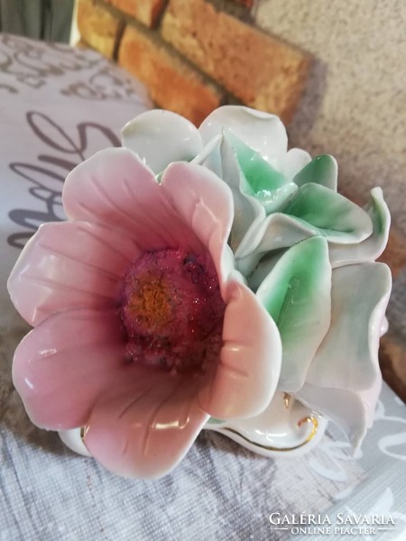 Large 3-piece porcelain flower decoration cluj