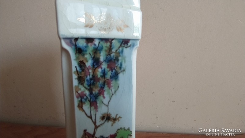 (K) Régi spanyol porcelán váza