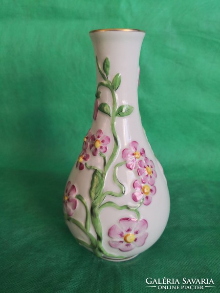 Art Nouveau pate-sur-pate vase from Herend, designed by Jenő farkasházy fischer