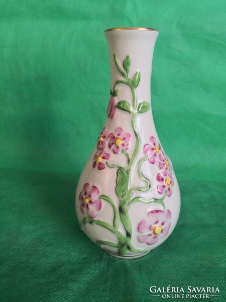 Art Nouveau pate-sur-pate vase from Herend, designed by Jenő farkasházy fischer