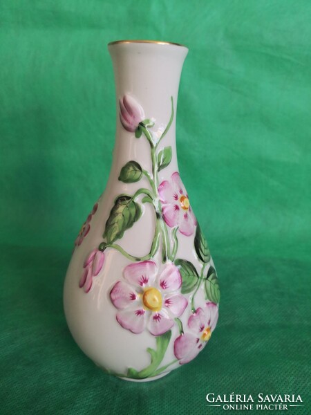 Art Nouveau pate-sur-pate vase from Herend, designed by Jenő farkasházy fischer