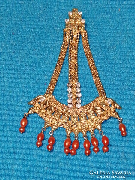 Indian hair ornament, forehead jewelry (467)