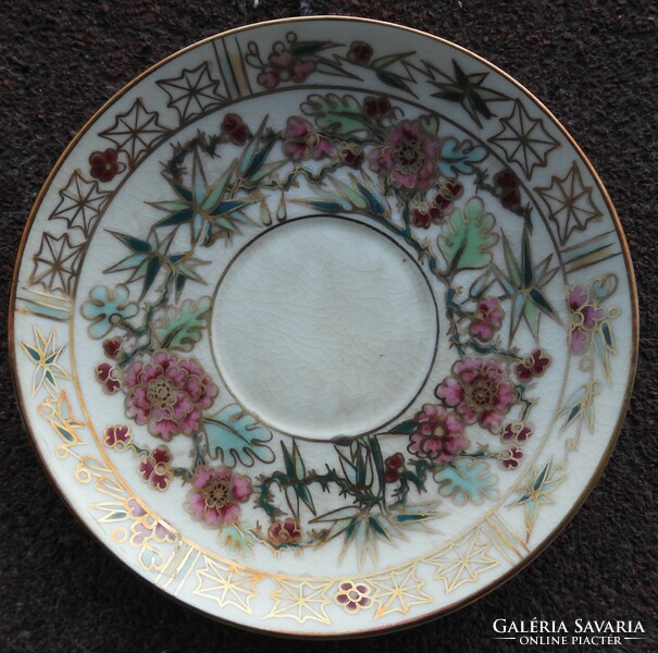 Zsolnay gilded luxury porcelain _ coaster small plate