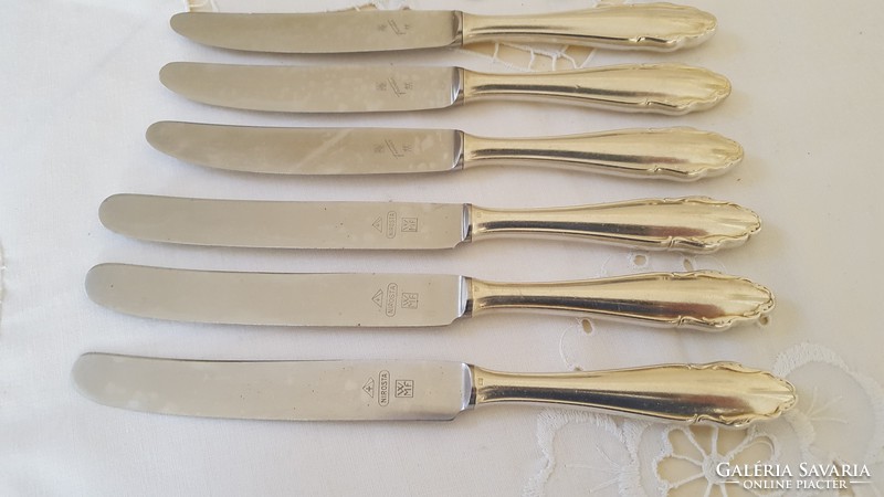 WMF ezüstözött evőeszköz,kés-villa 6-6 db
