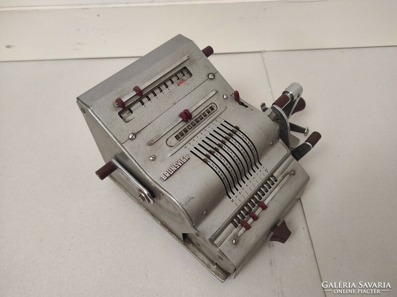 Antik számoló pénztár gép kassza cassa gyűjteménybe való számológép pénztárgép 481 5921